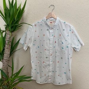 Levi's S/S Button Down Aztec Print